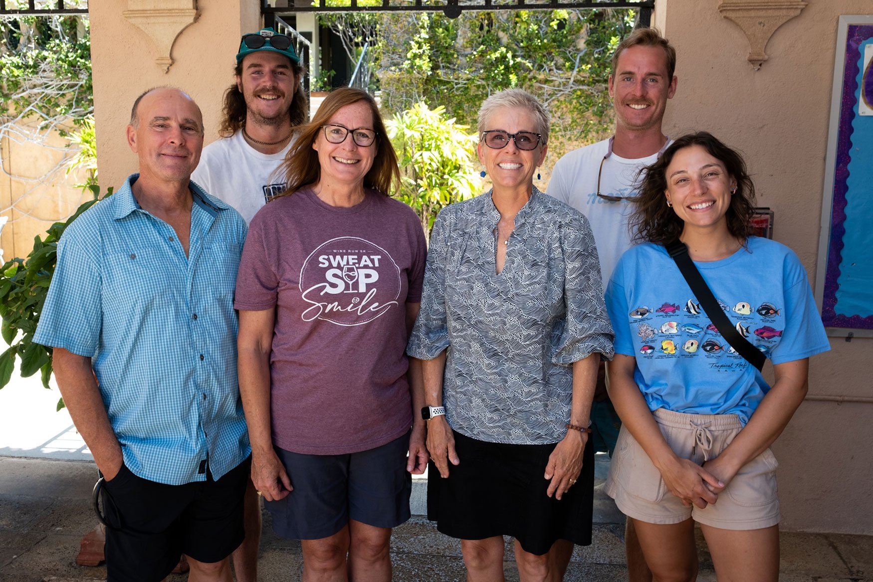 Relatives of Joseph Pynchon, La Pietra's first headmaster, join the celebration.