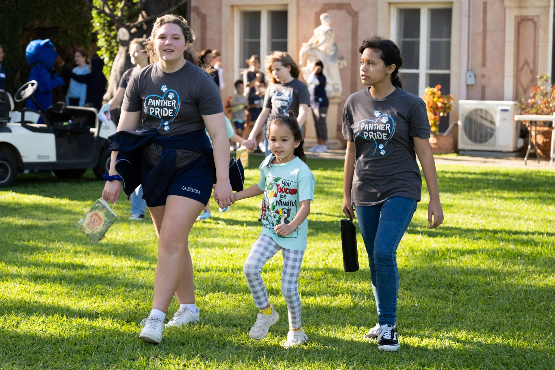 La Pietra's annual Special Guest Day event invites students with special needs to campus for a day full of fun! Each student is paired with a visiting buddy for the entire day. 
