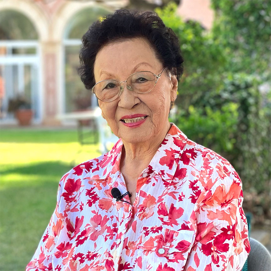 Former State Legislator & U.S. Congresswoman Pat Saiki interviewed at La Pietra